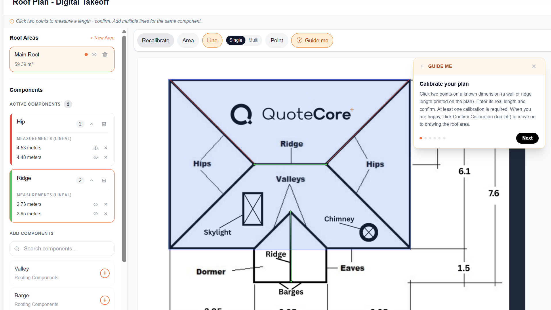Measure your own plans digitally with your real pricing