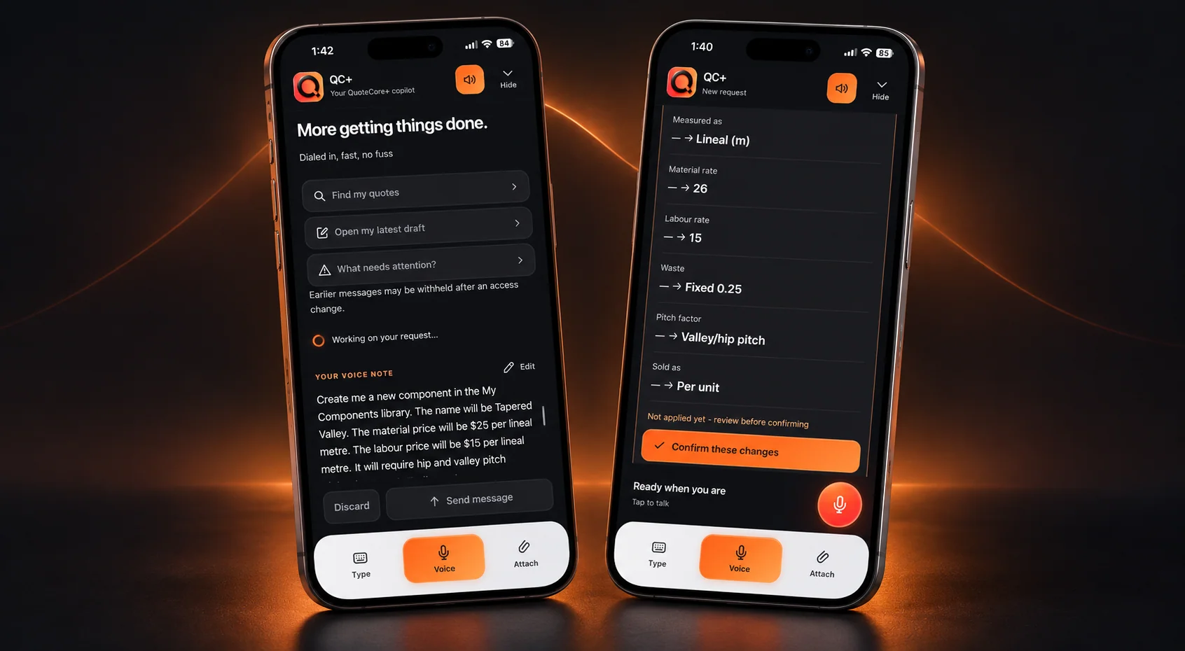 Smart Assistant proposing a supported pricing component change for review